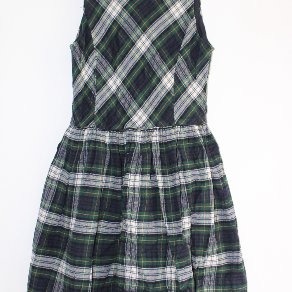 Polo by Ralph Lauren Green Plaid Kids Dress